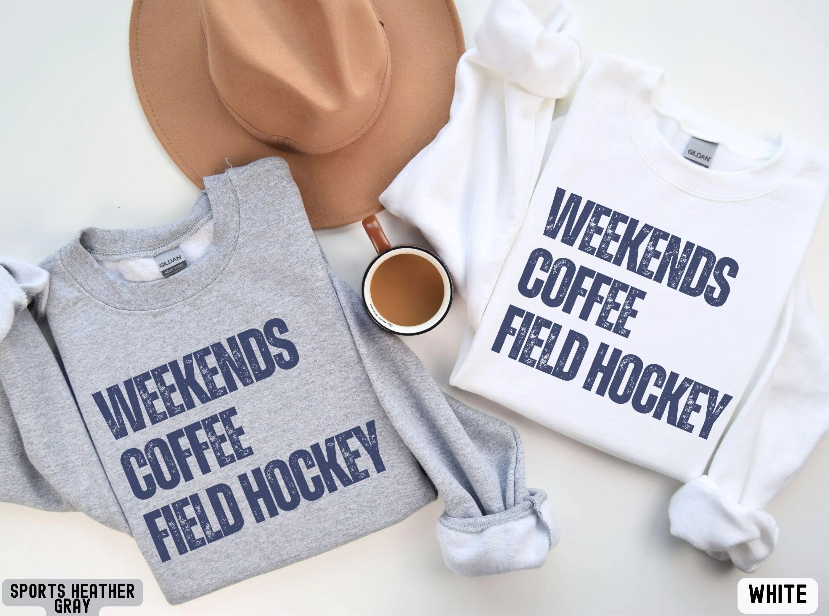 Weekends Coffee Field Hockey Sweatshirt