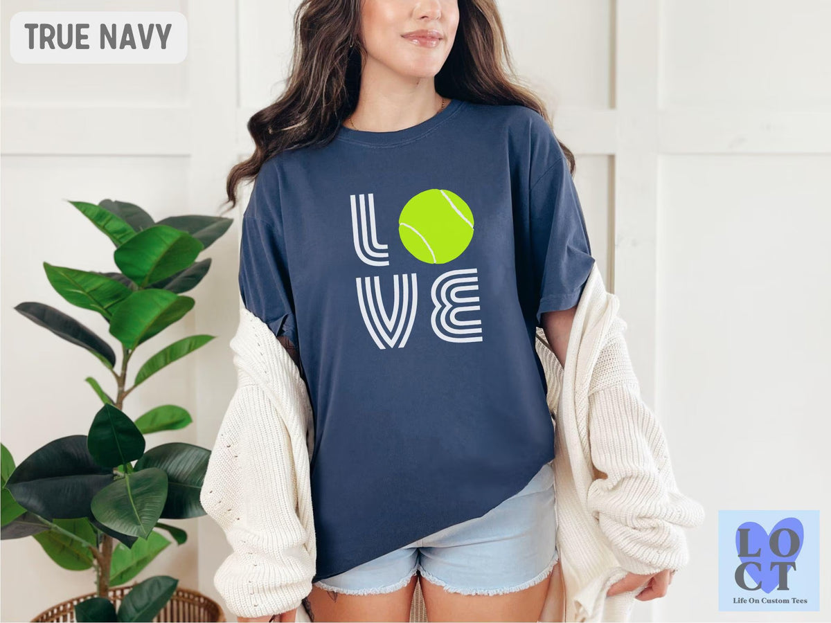 Comfort Colors® Tennis LOVE T-shirt