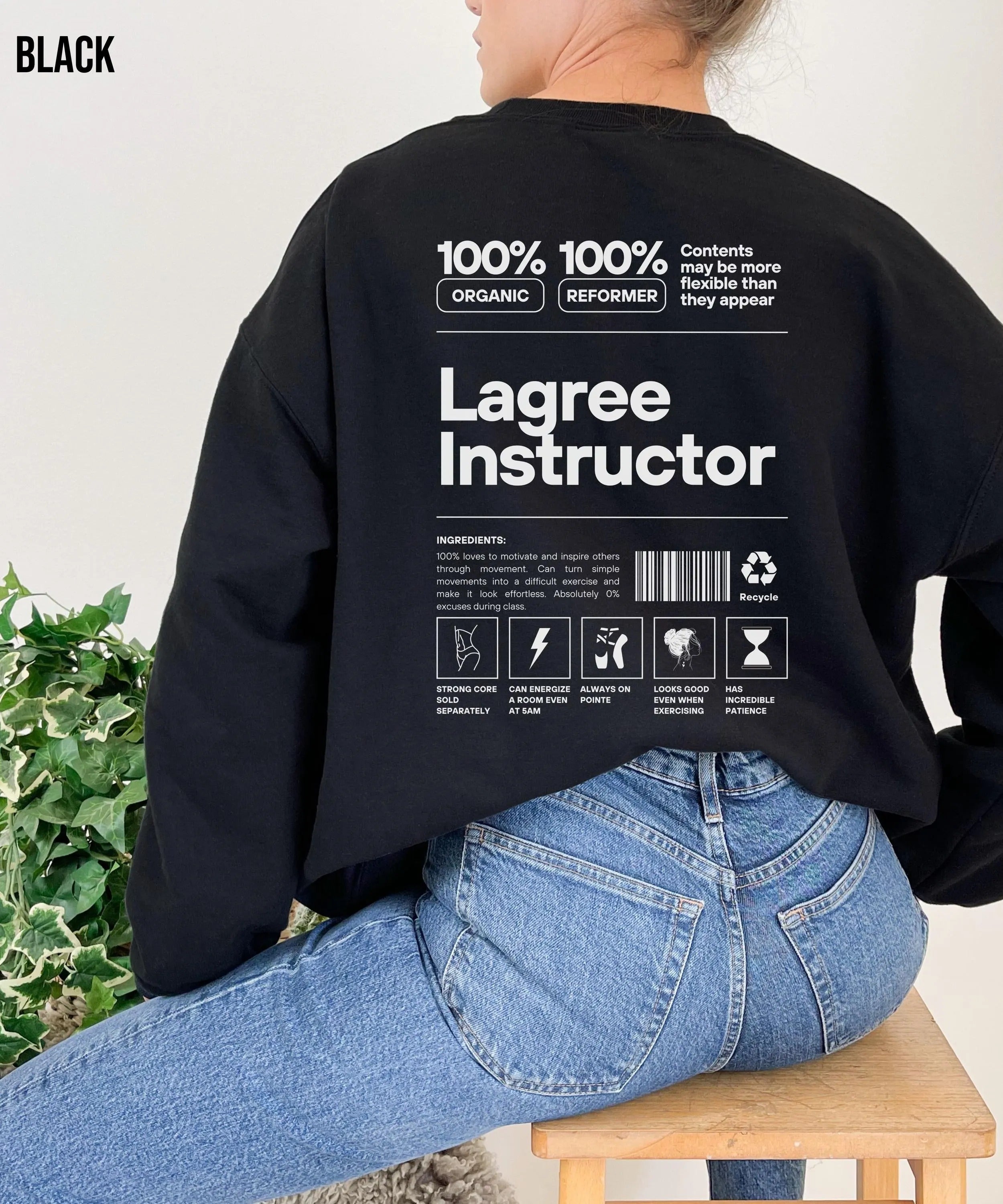 Lagree Instructor  Pilates Sweatshirt