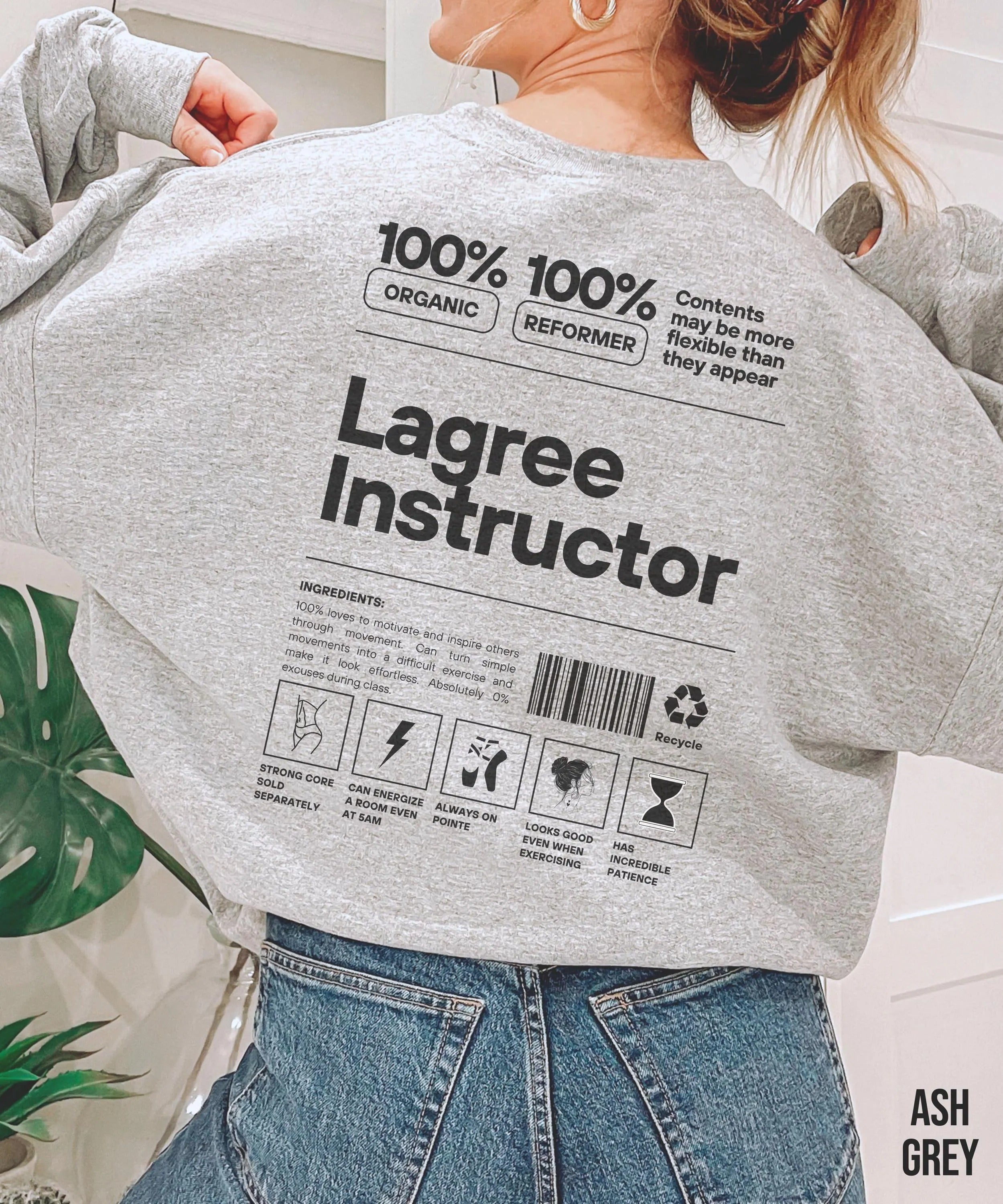 Lagree Instructor  Pilates Sweatshirt