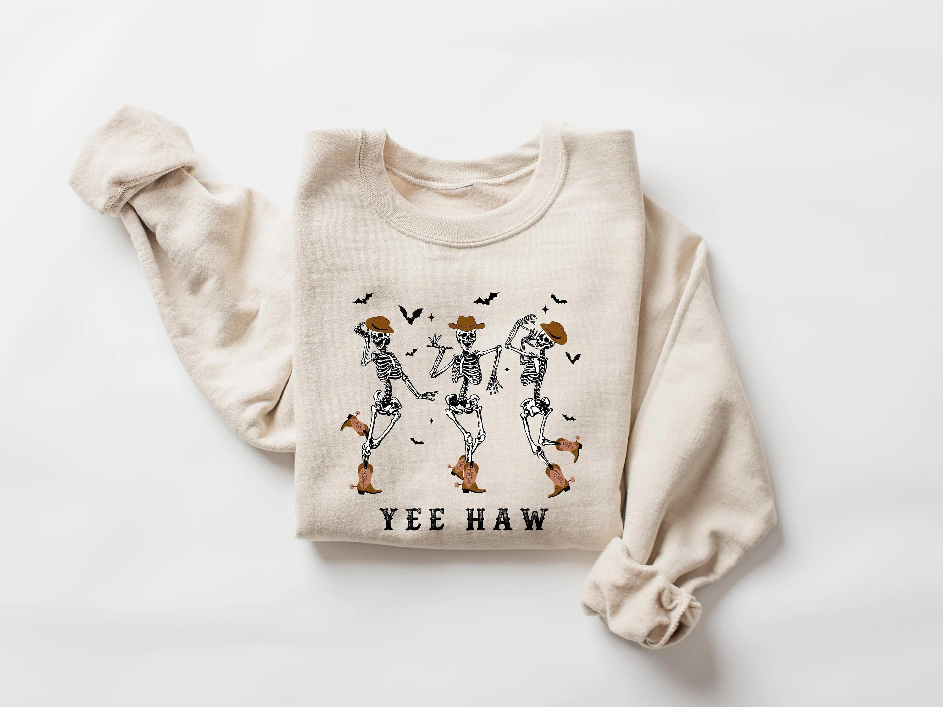 YEE HAW Dancing Skeleton Sweatshirt