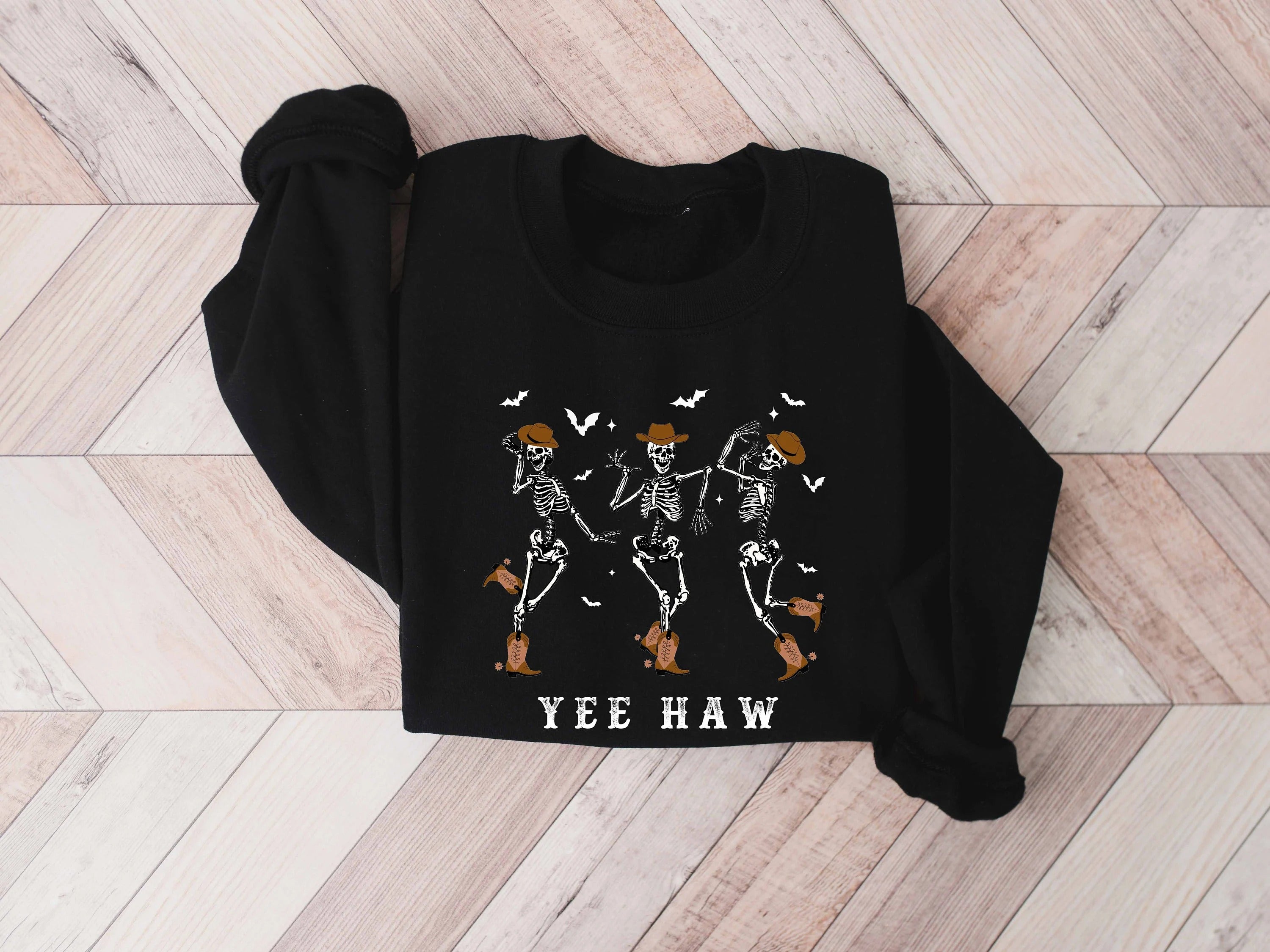 YEE HAW Dancing Skeleton Sweatshirt