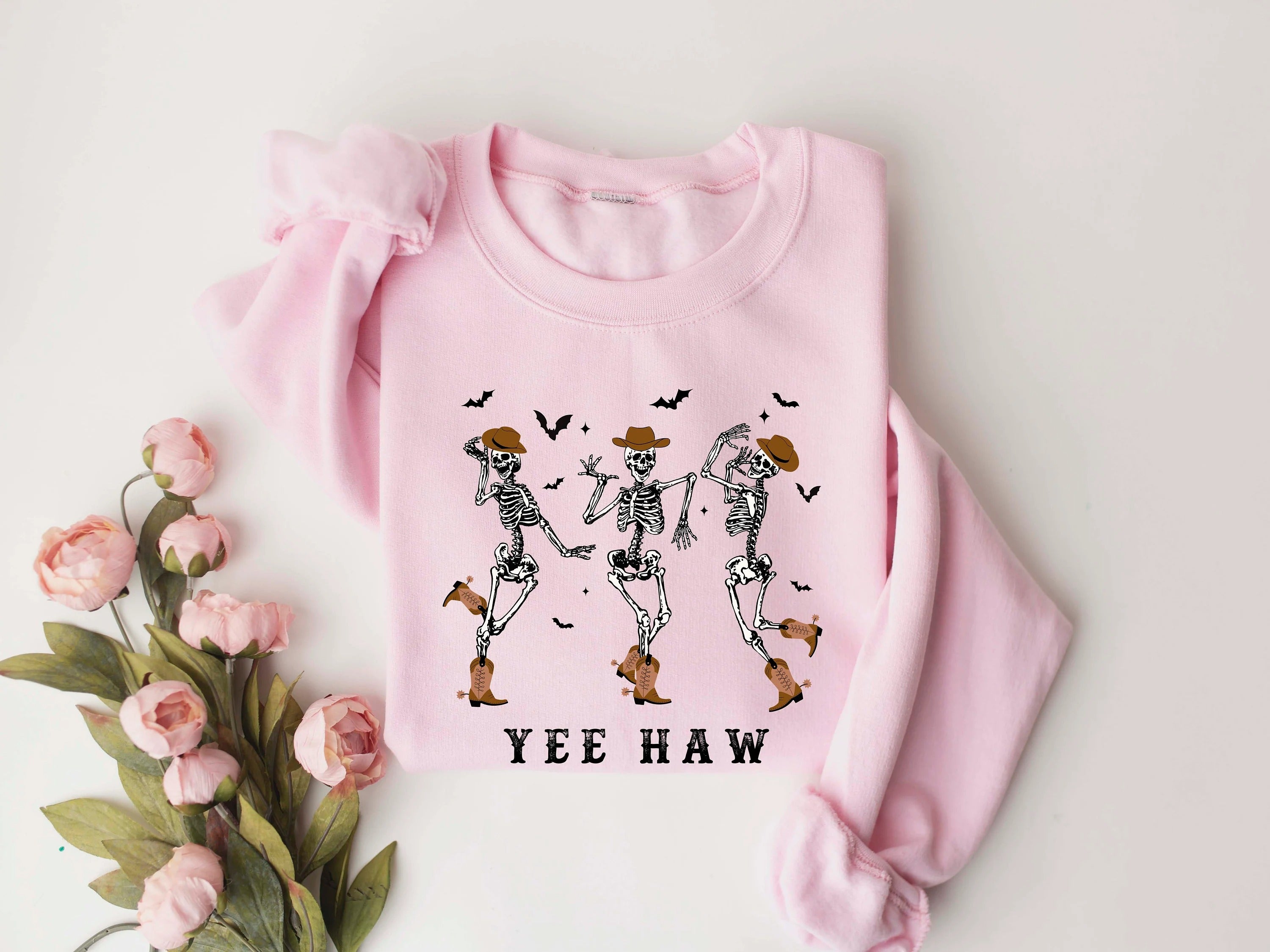 YEE HAW Dancing Skeleton Sweatshirt