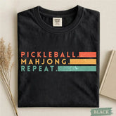 Comfort Colors Pickleball Mahjong Repeat Retro T-Shirt