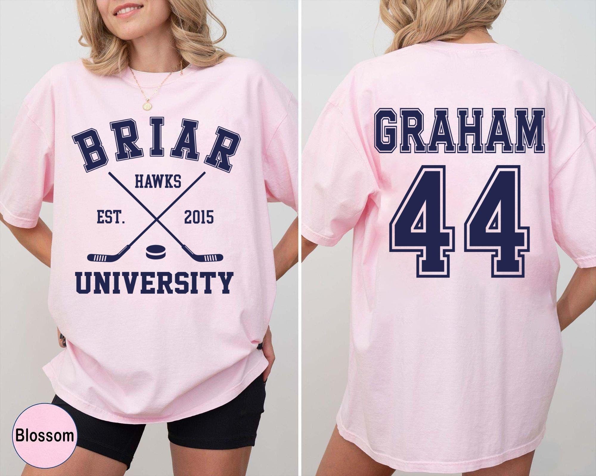 Custom Briar Hockey Comfort Color T-shirt, Briar University Shirt, Off-Campus Tee