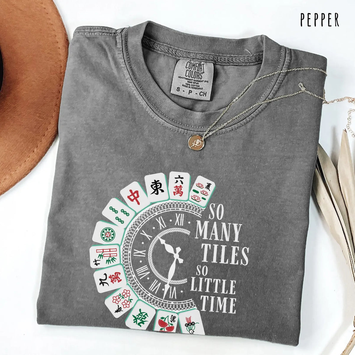 Comfort Colors  Funny Mahjong  So Many Tiles T-Shirt