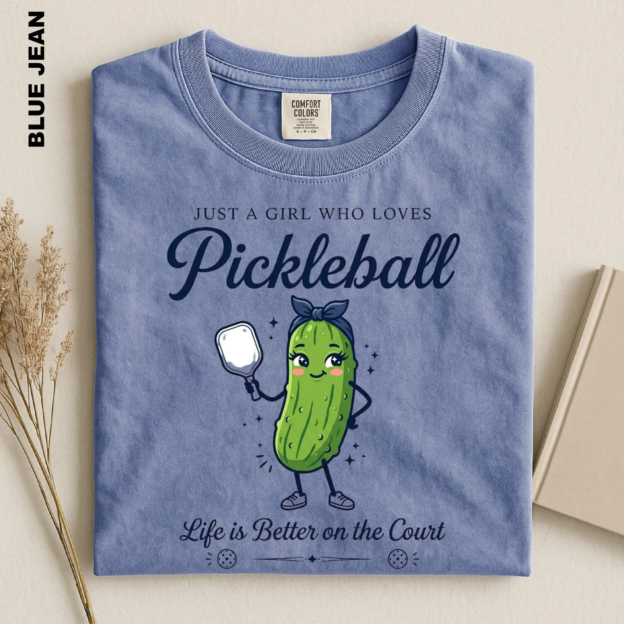 Comfort Colors Just A Girl Who Loves Pickleball T-shirt