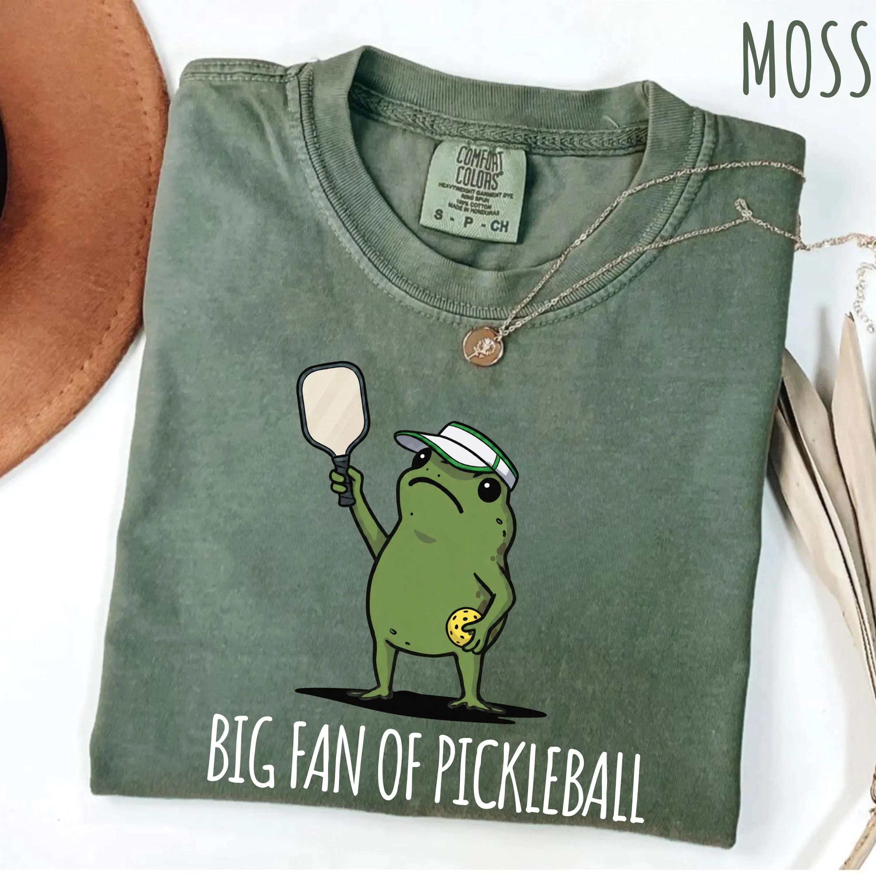 Comfort Colors Big Fan of Pickleball Player T-Shirt