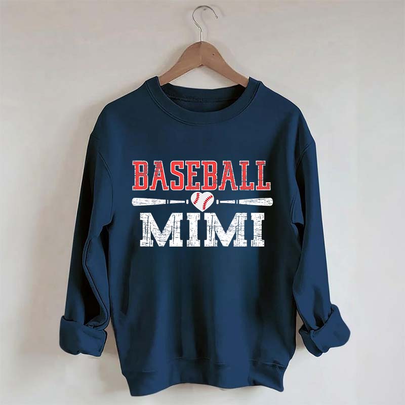 Mimi Baseball Ladies Cute Sweatshirt