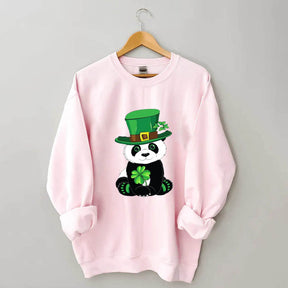 Panda St Patricks Day Sweatshirt