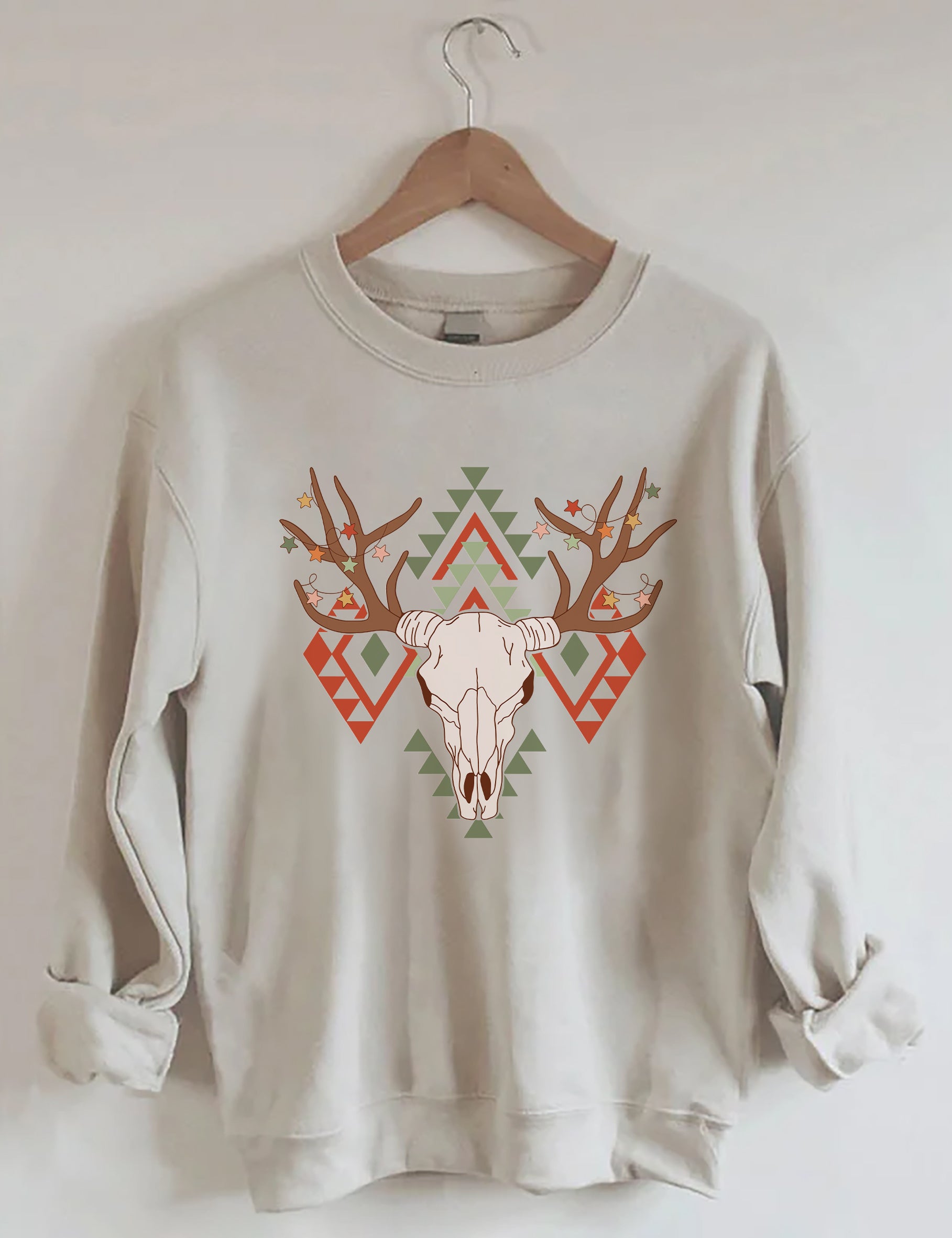 Deer Western Christmas Sweatshirt