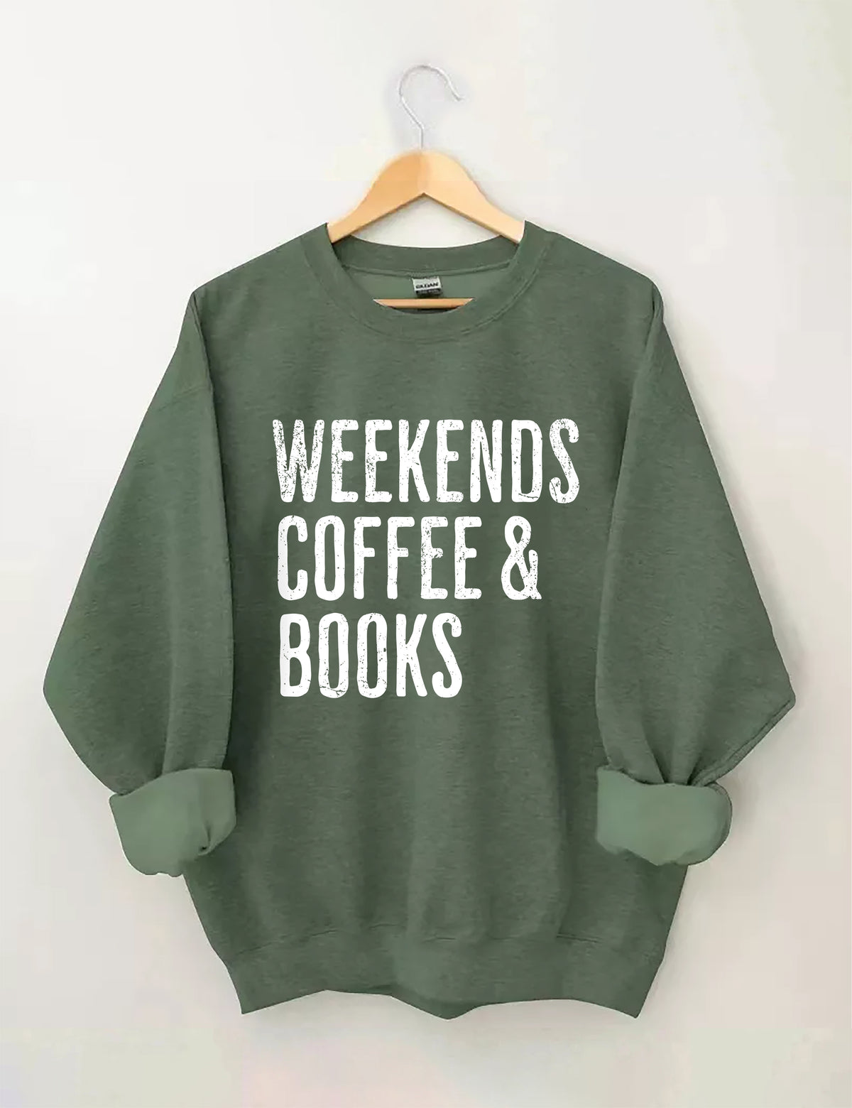 Weekends Coffee & Books Sweatshirt