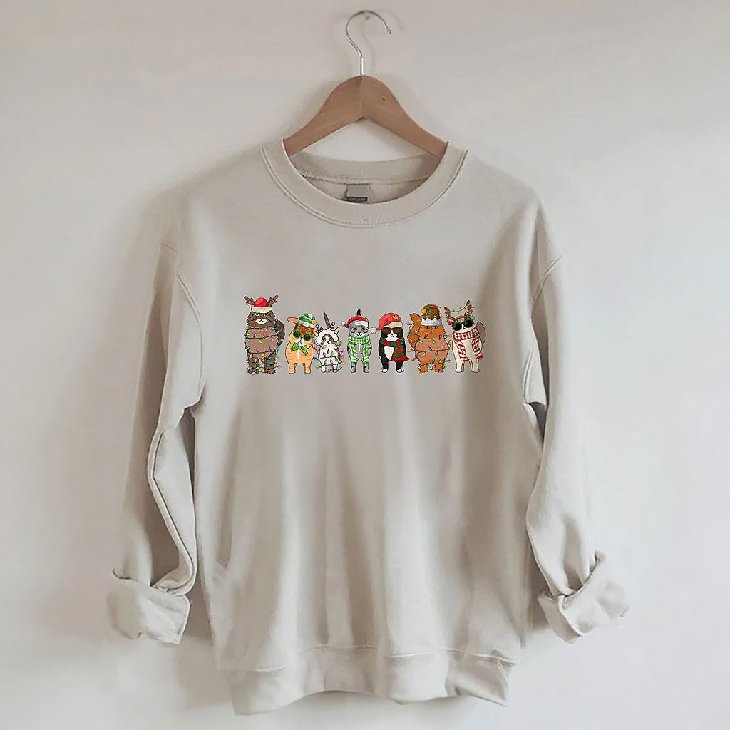 Cat Christmas Sweatshirt