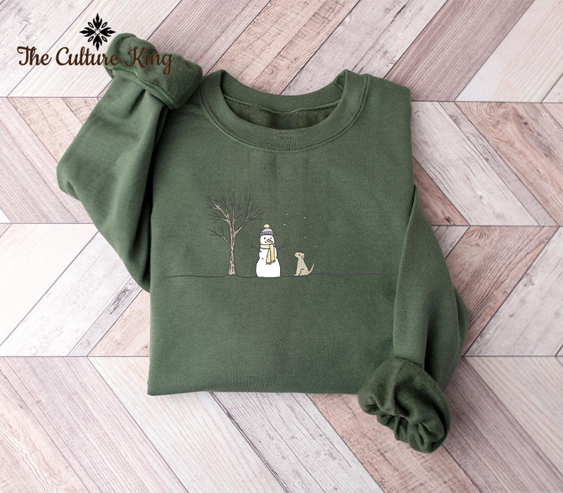 Cute Snowman Crewneck Sweatshirt