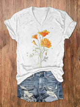 Golden Poppy ~ Flower T-shirt