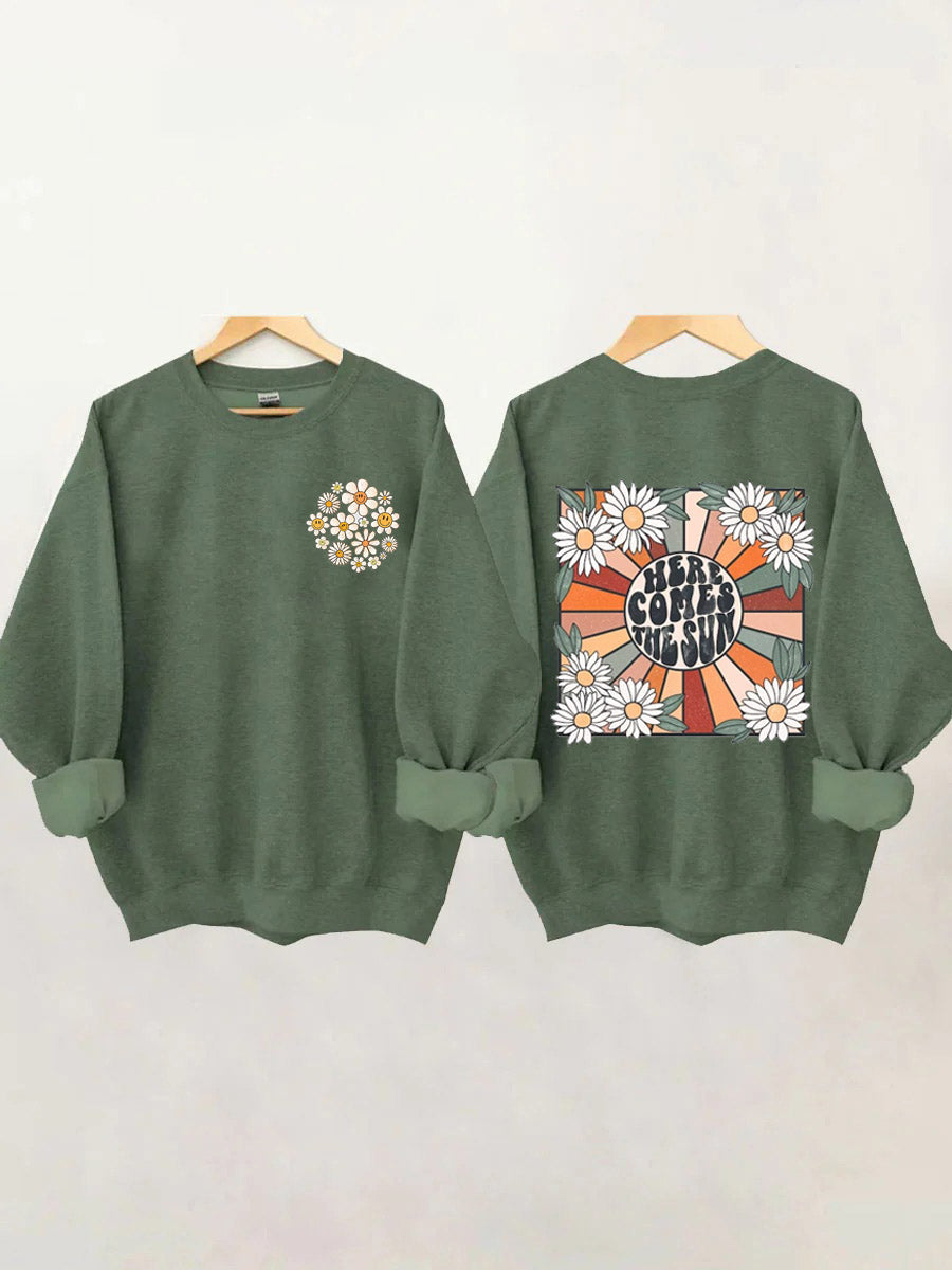 Here Comes The Sun Boho Sweatshirt