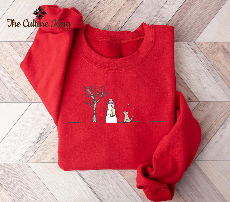 Cute Snowman Crewneck Sweatshirt