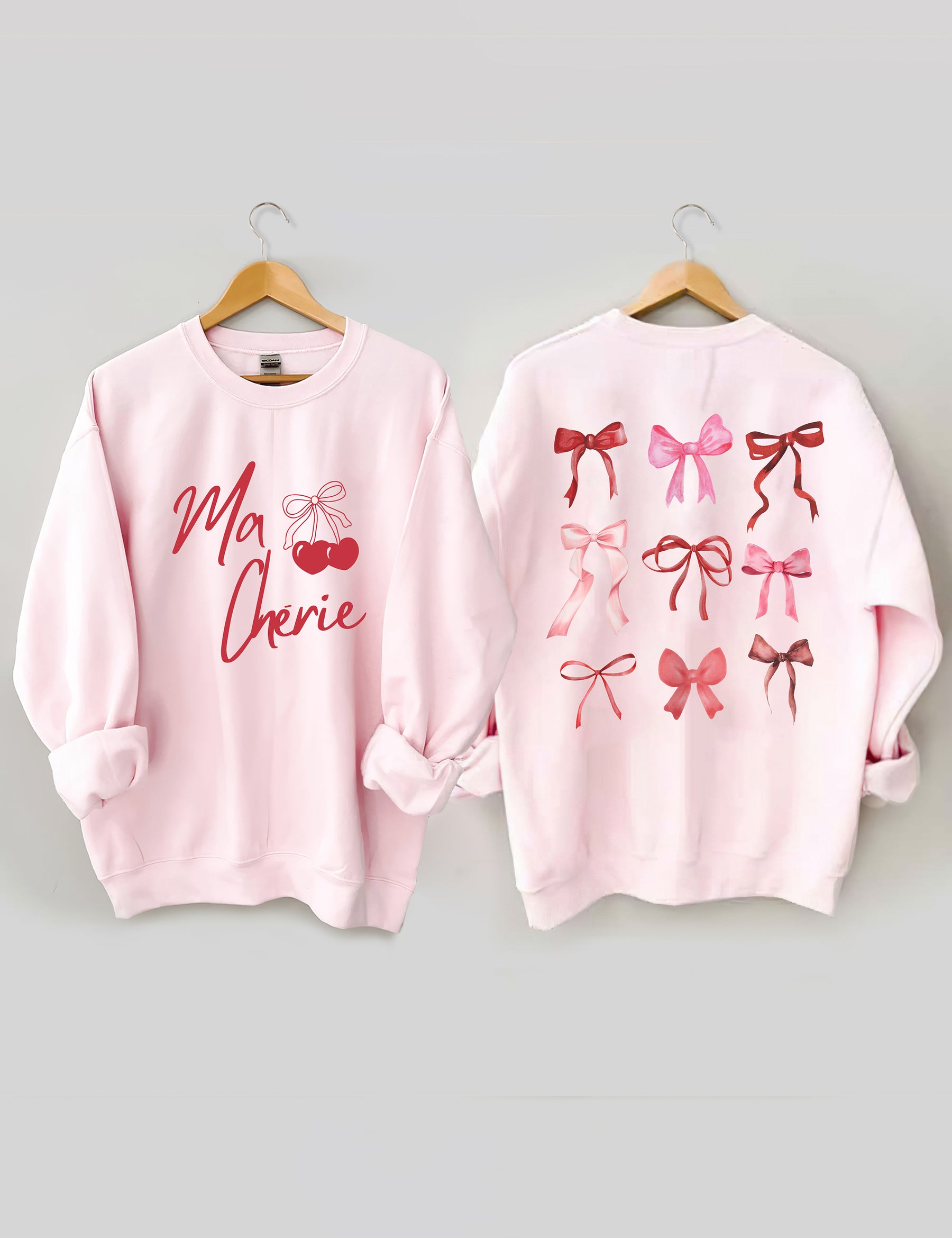 Coquette Cherry And Bow Sweatshirts