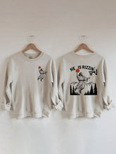 He Is Rizzin' Jesus Basketball Sweatshirt