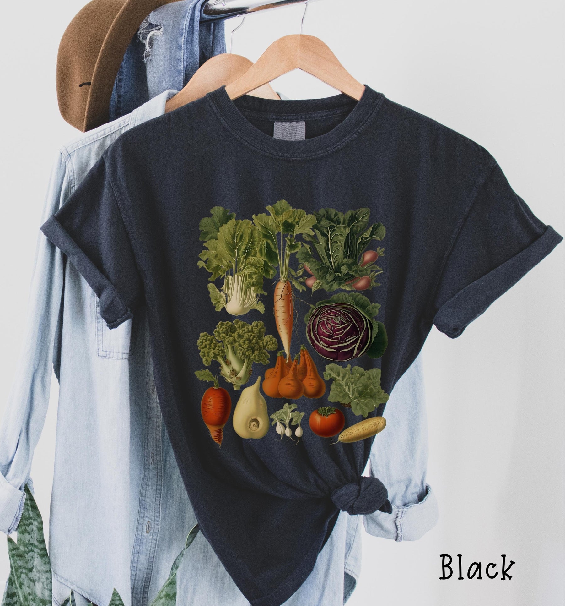 Cottagecore Vintage Vegetables T-shirt