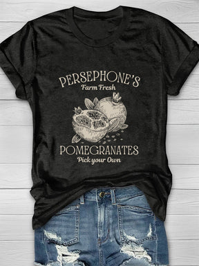 Persephone's Pomegranate Art T-shirt