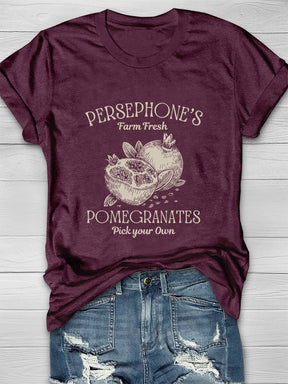 Persephone's Pomegranate Art T-shirt
