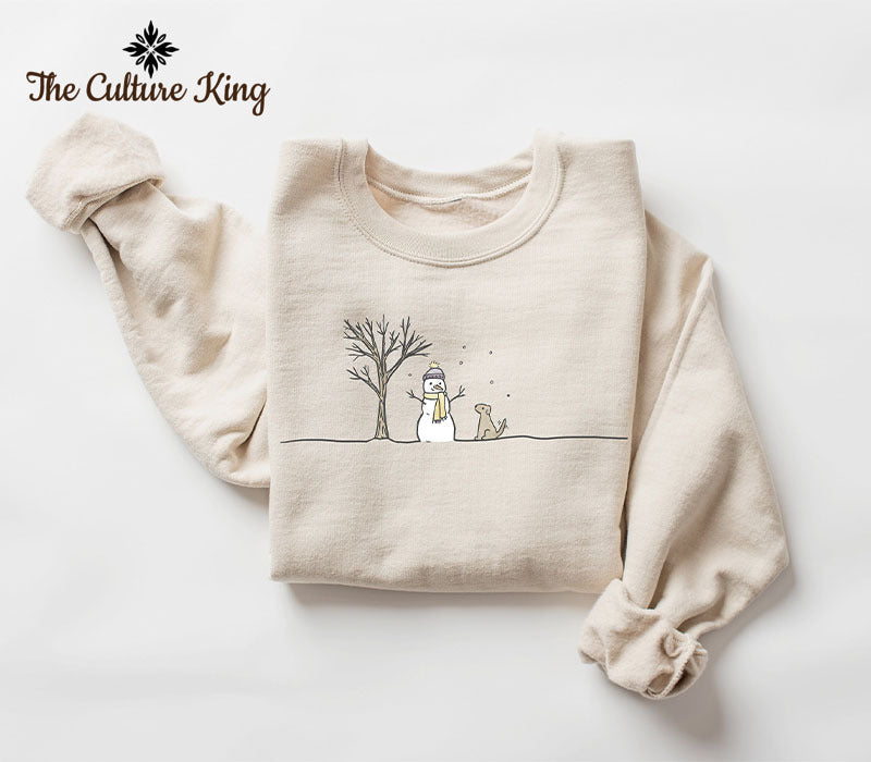 Cute Snowman Crewneck Sweatshirt