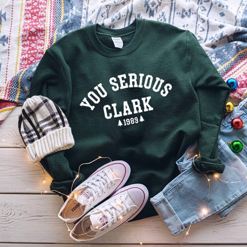 You Serious Clark Christmas Sweatshirt