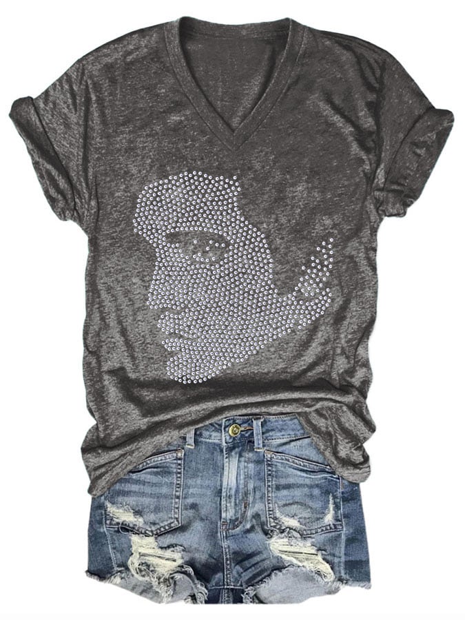 Women's Elvis Memorial Day Printed Short Sleeve T-Shirt