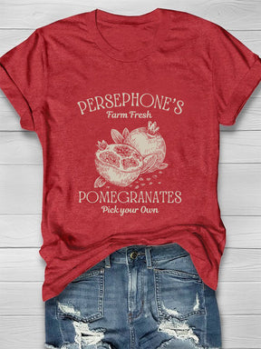 Persephone's Pomegranate Art T-shirt