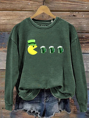 Funny Drink Beer St Patricks Day   Casual  Sweatshirt
