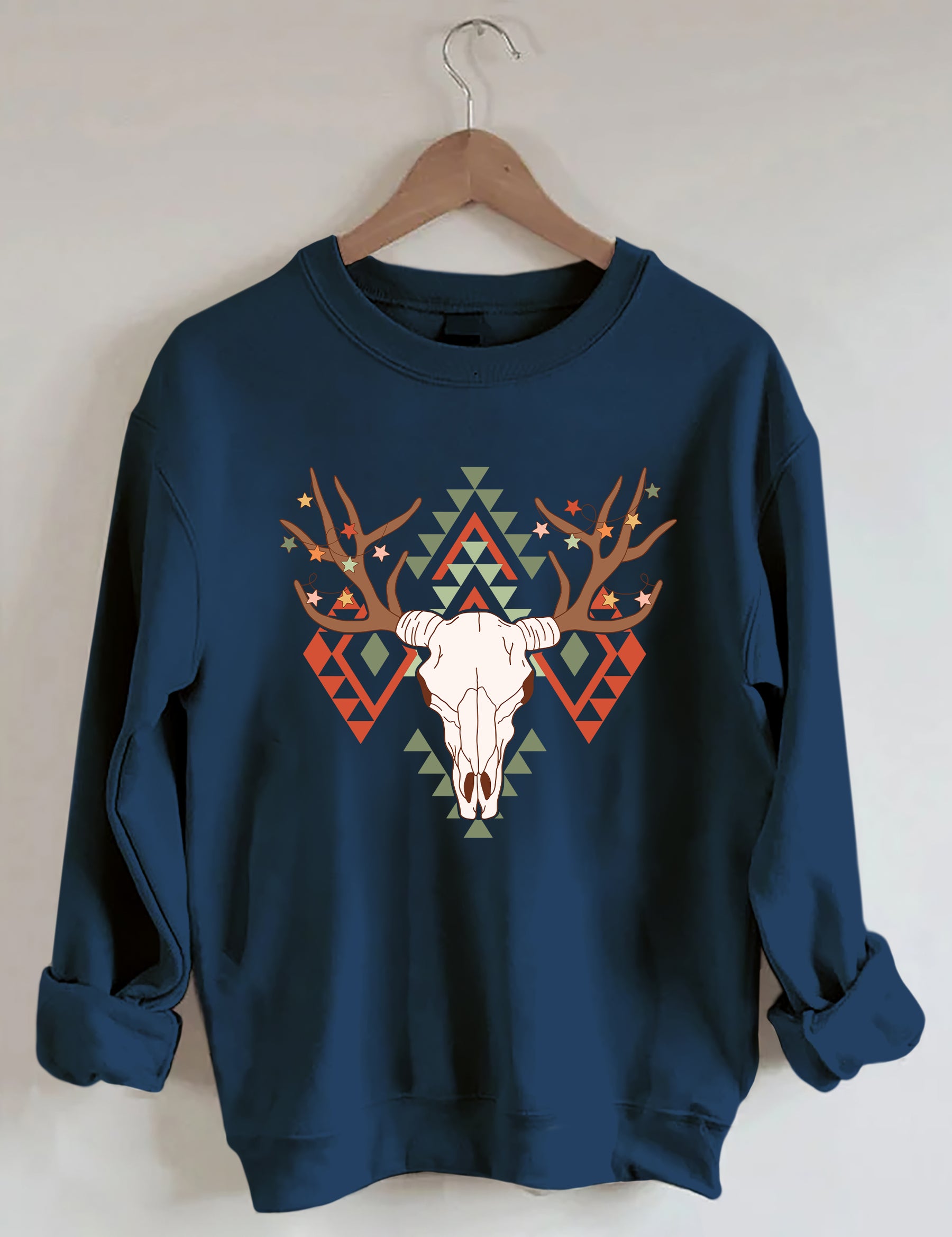 Deer Western Christmas Sweatshirt