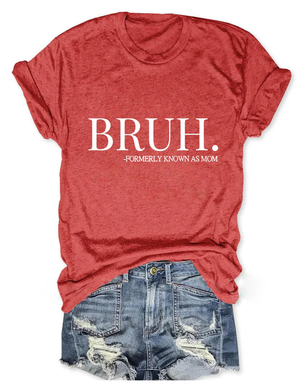 Bruh Formerly Known As Mom Graphic T-Shirt