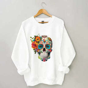 Colorful Sugar Skull Sweatshirt
