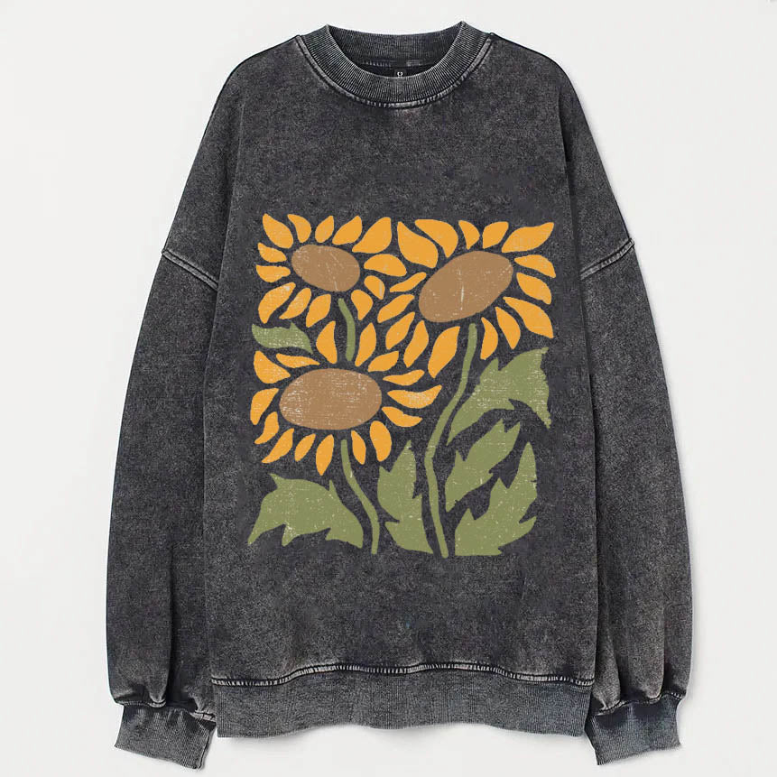 Boho Sunflower Sweatshirt
