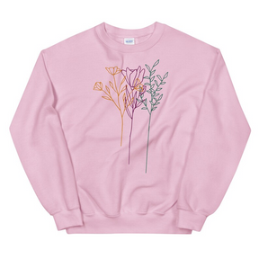 Contour Floral Sweatshirt