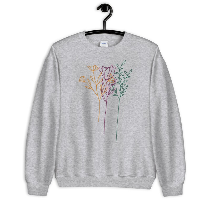 Contour Floral Sweatshirt