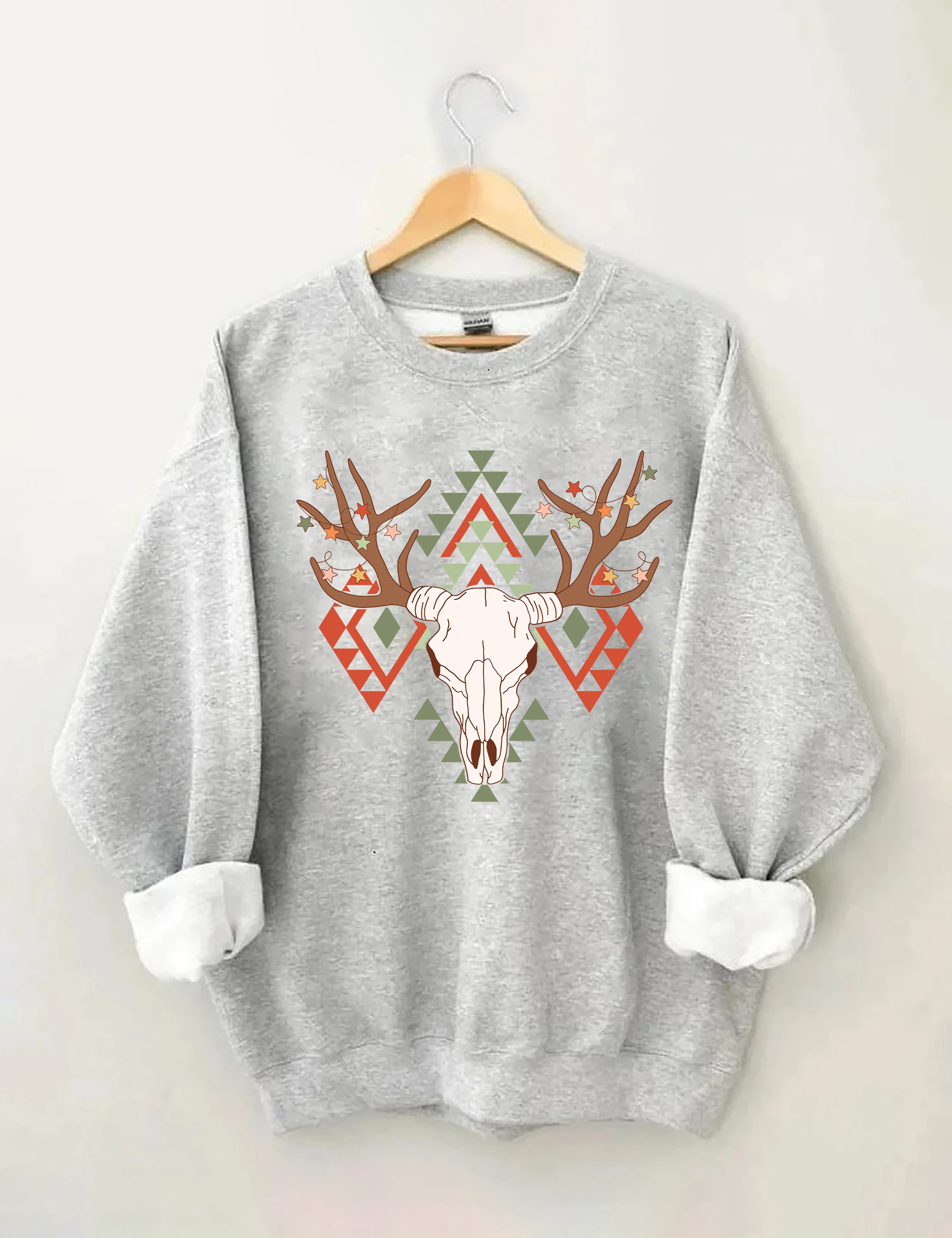 Deer Western Christmas Sweatshirt