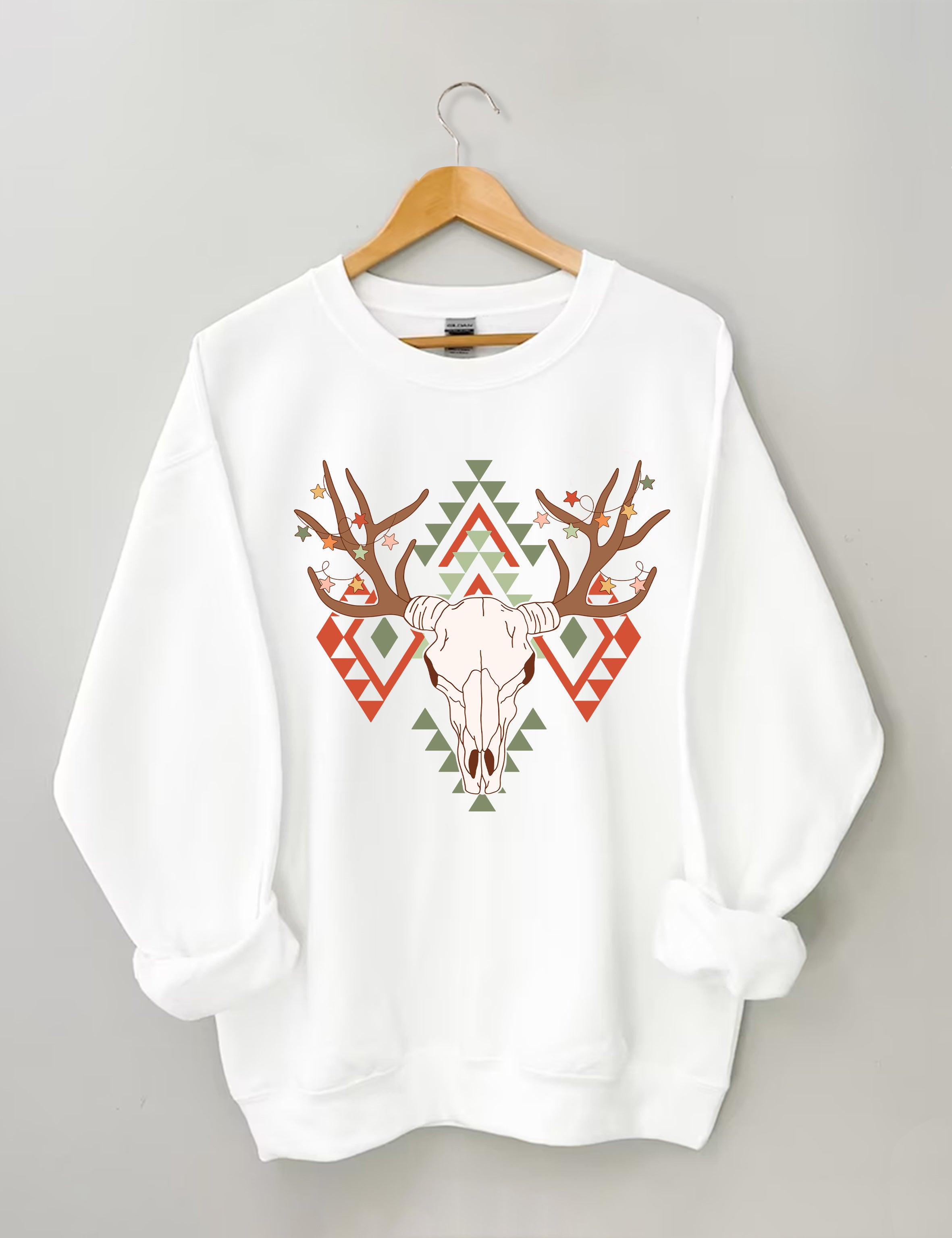 Deer Western Christmas Sweatshirt