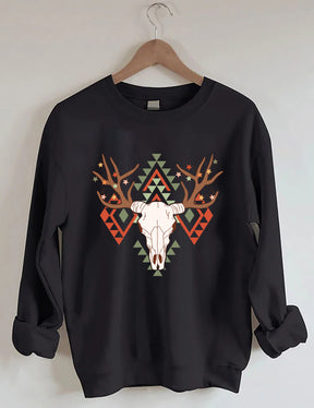 Deer Western Christmas Sweatshirt