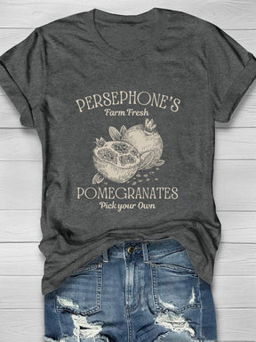 Persephone's Pomegranate Art T-shirt