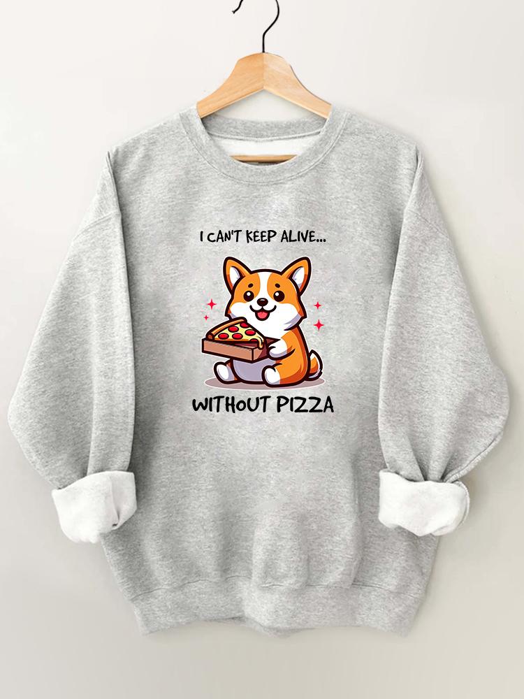 Without Pizza Gym Sweatshirt