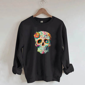 Colorful Sugar Skull Sweatshirt